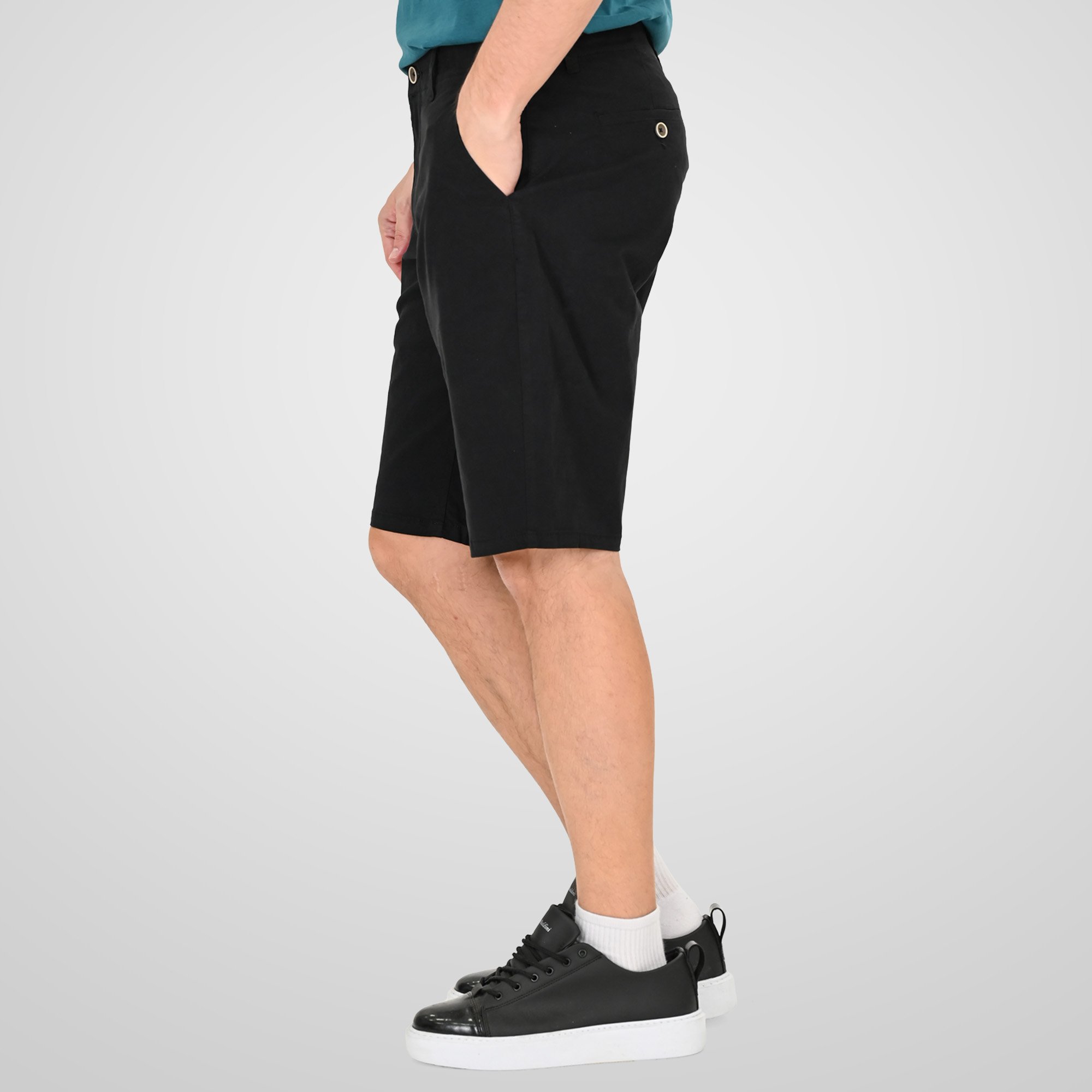 Double Ανδρική Βερμούδα Chinos 261MSHO-7060 Black