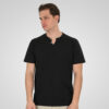 Double Ανδρικό Κοντομάνικο Μπλουζάκι V-Neck 261TS-9139 Black Double Ανδρικό Κοντομάνικο Μπλουζάκι V-Neck 261TS-9139 Black