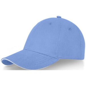 Elevate 6 Panel Cap Black Ciel(Με δυνατότητα εκτύπωσης)