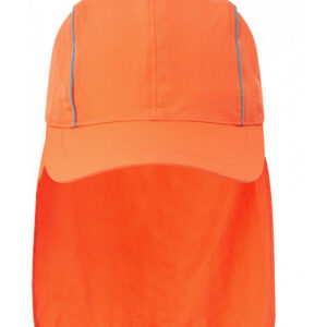 Portwest Καπέλο Ηλιοπροστασίας Breathable Sun Shield Cap Orange HA22 - Πορτοκαλί