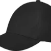 Elevate 6 Panel Cap Black (Με δυνατότητα εκτύπωσης)