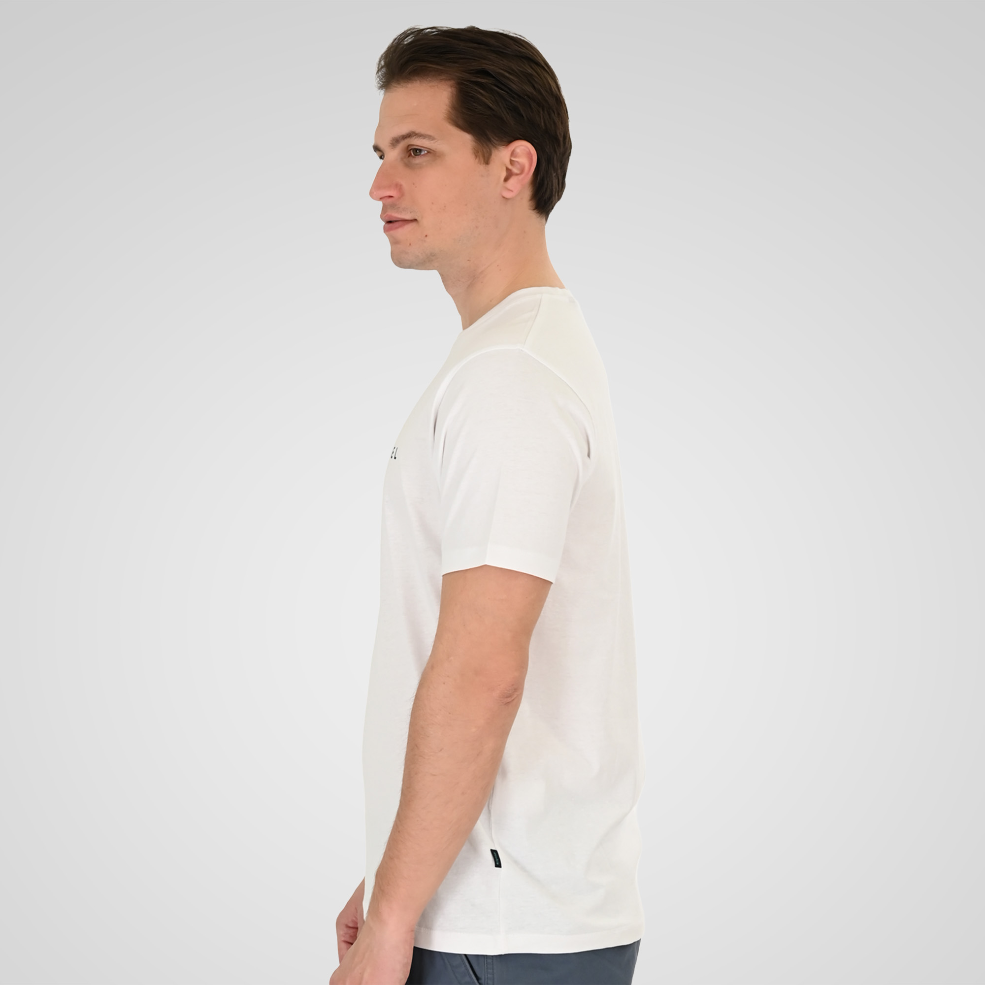 Double Ανδρικό Κοντομάνικο μακό 261TS-9125 White Double Ανδρικό Κοντομάνικο μακό 261TS-9125 White